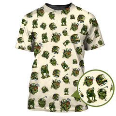 Maxcorners Halloween Golf Shirt For Golfer, Pattern Golf Shirt, Funny Zombie Golf Polo For Men