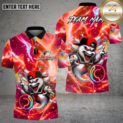 Maxcorners Bowling Neon Ghost Street Trick Multi Options Personalized Name, Team Name Unisex 3D Shirt (4 Colors)