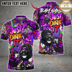 Maxcorners Funny Just Dink It Personalized Name, Team Name Unisex Shirt