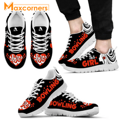 Maxcorners This Girl Love Bowling All Over Printed Sneaker Shoes