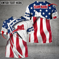 Maxcorners Personalized Billiard Ball Flag Player Polo Shirt