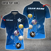 Maxcorners Billiards Ball Light Ray Personalized Name, Team Name Unisex Shirt ( Multicolor Options )