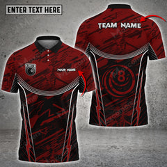 Maxcorners Billiards 8 Ball Personalized Name, Team Name Unisex Shirt ( 6 Colors )