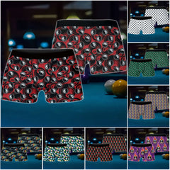 Maxcorners Billiard Ball Pattern Men's Boxer