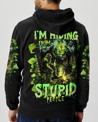 Maxcorners I'm Hiding From Stupid People Bigfoot All Over Print LM1601