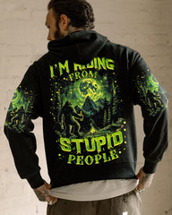 Maxcorners I'm Hiding From Stupid People Bigfoot All Over Print LM1601