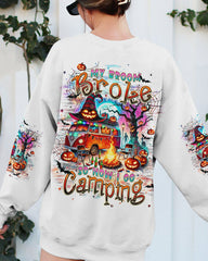 Maxcorners My Broom Broke So Now Halloween Camping All Over Print LM2101