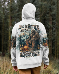 Maxcorners Life Is Better In The Nature Haze Bigfoot All Over Print LM2101