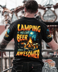 Maxcorners Camping Is Awesome Beer Make It Awesomer All Over Print LM1501