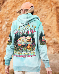 Maxcorners Just A Girl Who Loves Camping All Over Print LM2101