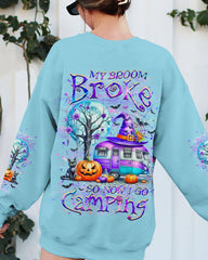 Maxcorners My Broom Broke So Now Halloween Camping All Over Print LM2101