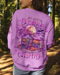 Maxcorners My Broom Broke So Now Halloween Camping All Over Print LM2101