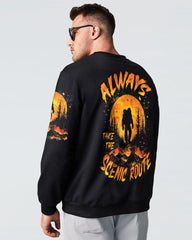 Maxcorners Always Take The Scenic Route Bigfoot All Over Print LM1601