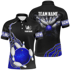 MaxCorners
Blue And Black Bowling Customized Name 3D And Team Name Bowlings Polo Shirt For Men