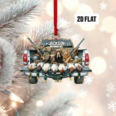 Maxcorners Duck Hunting Christmas Ornament