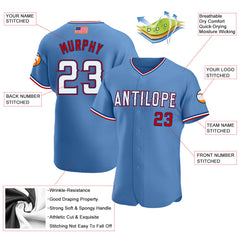 Maxcorners Custom Gold Purple-White Premium American Flag Fashion Baseball Jersey LM0210