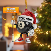 Maxcorners Billiard Holiday Pool Ornament