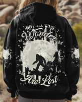 Maxcorners Not All Who Wander Are Lost Bigfoot Compass All Over Print LM2101