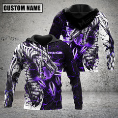 Maxcorners Magma Dragon Bowling And Pins Multicolor Option 3D Custom Name Shirt