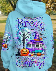 Maxcorners My Broom Broke So Now Halloween Camping All Over Print LM2101