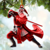 Maxcorners Darth Santa Christmas Home Decor Christmas Ornament, Personalized Ornament 2D Flat LM2211