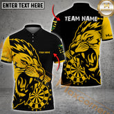 Maxcorners Dart Wild Lion Bold Style Multicolor Options Personalized Name, Team Name 3D Shirt For Thomas