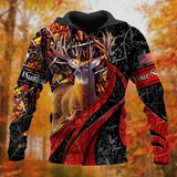 Maxcorners Personalized Name The Premium Deer Hunting 3D Hoodie & Zip Hoodie