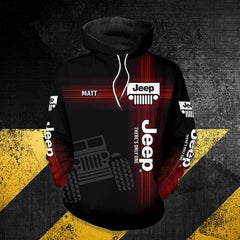 Maxcorners Personalized Name Jeep There's Only One Shirt