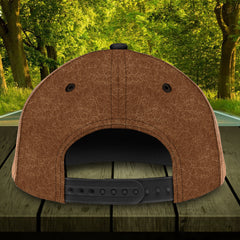 Maxcorners Bowling Pins Brown Classic 3D Cap