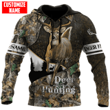 Maxcorners Personalized Deer Hunting Camo Autunm 3D Design All Over Printed