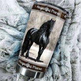 Maxcorners Beautiful Horse Stainless Steel Tumbler 03