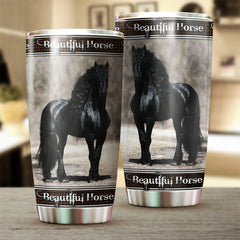 Maxcorners Beautiful Horse Stainless Steel Tumbler 03
