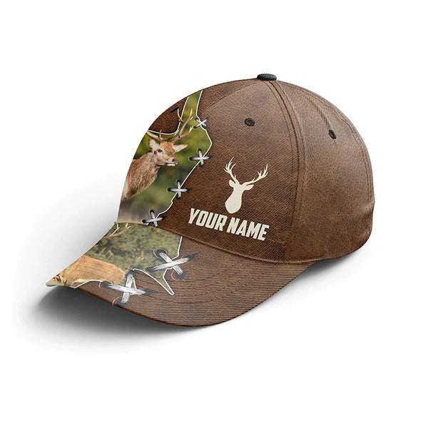 Maxcorners Deer Hunting Camouflage Personalized Cap