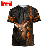 Maxcorners Personalized Name Deer Hunting 3D Design All Over Printed