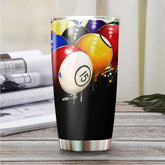 Maxcorners Billiards Colorful Tumbler