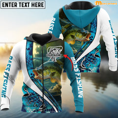 Maxcorners Bass Fishing Personalized Name 3D Shirt