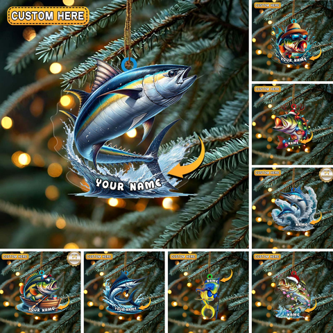 FISHING 3D ORNAMENTS
