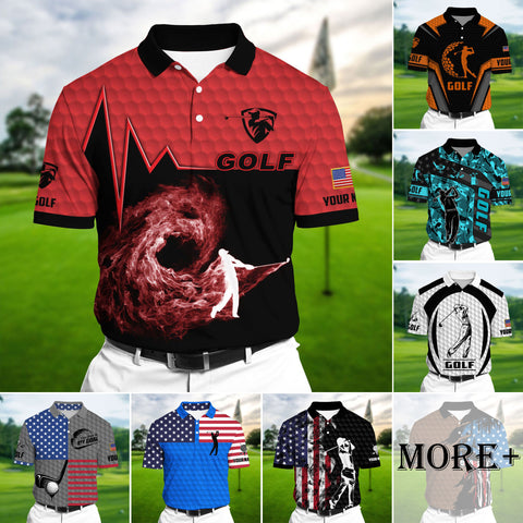 Golf Polo 3D Shirts