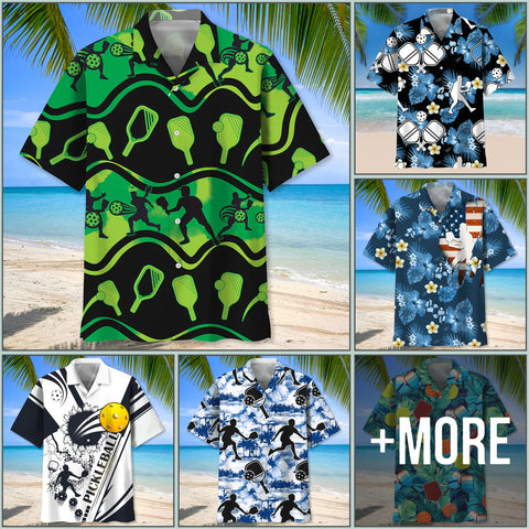 Pickleball Hawaiian Shirt Collection