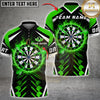 Maxcorners Darts Flaming Dartboard and Flying Darts Multicolor Customized Name, Team Name 3D Shirts