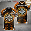 Maxcorners Darts Flaming Dartboard and Flying Darts Multicolor Customized Name, Team Name 3D Shirts