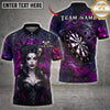 Maxcorners Darts Gothic Queen Cosmic Dartboard Multiple Options Personalized Name, Team Name 3D Shirt