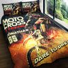 Maxcorners Motocross 15 Personalized Bedding Set