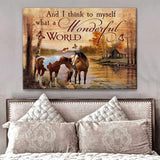 Maxcorners Horse Whisperer Canvas Portrait