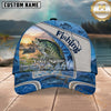 Maxcorners Fishing Ocean Sunset Personalized 3D Cap