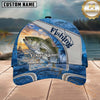 Maxcorners Fishing Ocean Sunset Personalized 3D Cap
