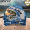 Maxcorners Fishing Ocean Sunset Personalized 3D Cap
