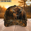 Maxcorners Hunting Sunset Target Woodland Camo Personalized 3D Cap