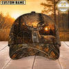 Maxcorners Hunting Sunset Target Woodland Camo Personalized 3D Cap