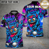 Maxcorners Golf Crazy Monster Graffiti Personalized Name, Team Name 3D Shirt (4 Colors)
